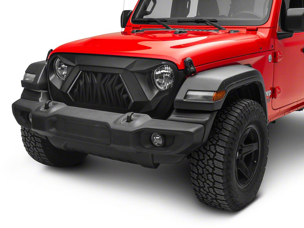 RedRock V2 Goliath Grille with LED DRL (18-25 Jeep Wrangler JL w/o TrailCam)