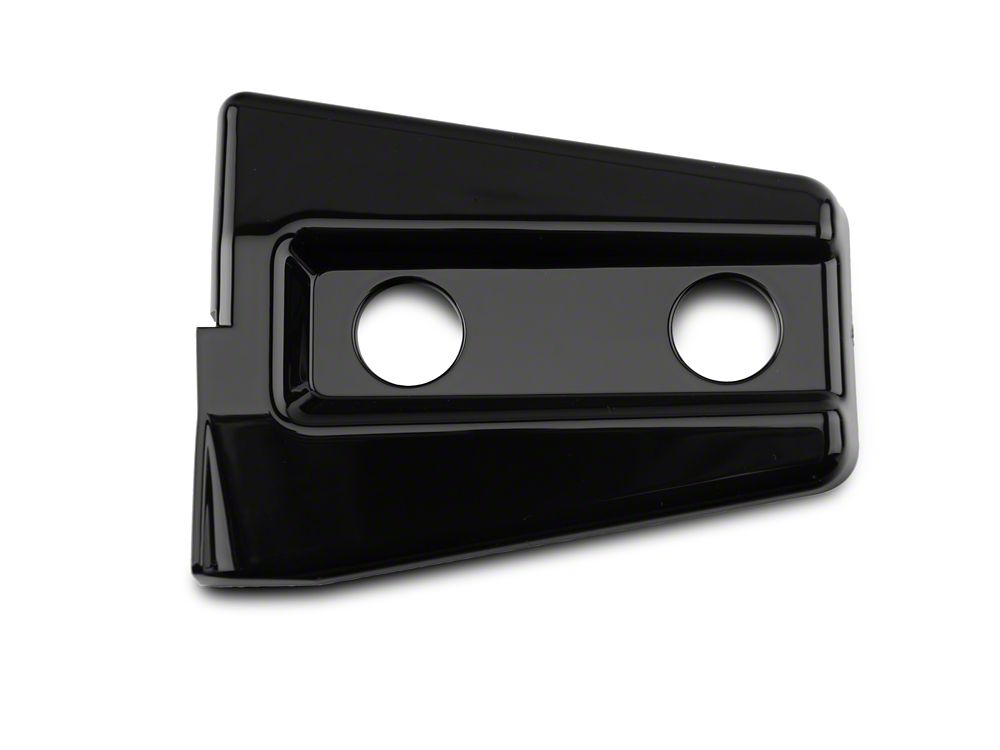 RedRock Hood Hinge Cover; Black (07-18 Jeep Wrangler JK)