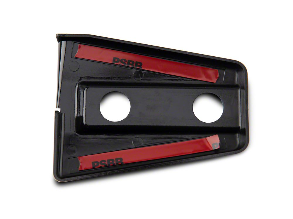 RedRock Hood Hinge Cover; Black (07-18 Jeep Wrangler JK)