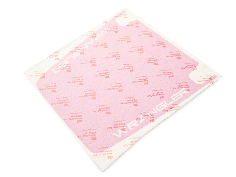 Jeep Licensed by RedRock Wrangler Hood Decal; Pink (97-06 Jeep Wrangler TJ)