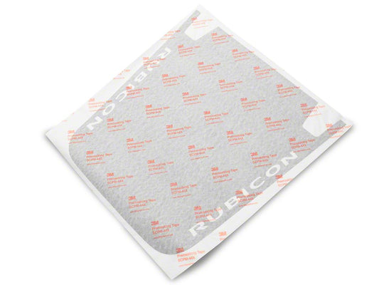 Jeep Licensed by RedRock Rubicon Hood Decal; Matte Black (07-18 Jeep Wrangler JK)