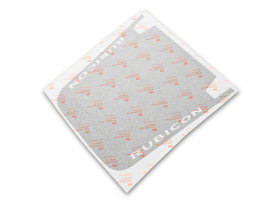 Jeep Licensed by RedRock Rubicon Hood Decal; Black (07-18 Jeep Wrangler JK)