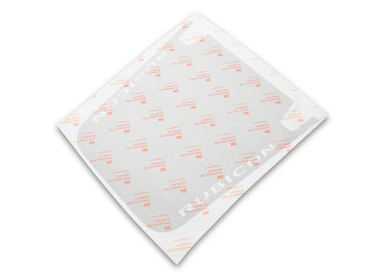 Jeep Licensed by RedRock Rubicon Hood Decal; Silver (07-18 Jeep Wrangler JK)