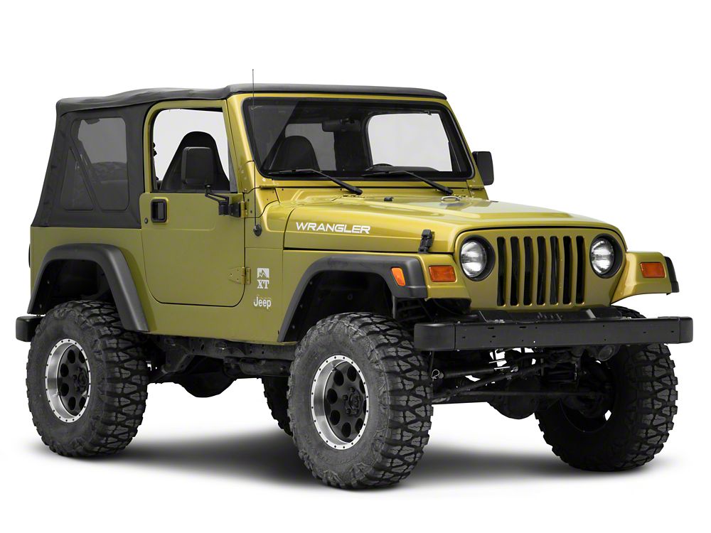 Jeep Licensed by RedRock Wrangler Hood Logo; Silver (97-06 Jeep Wrangler TJ)