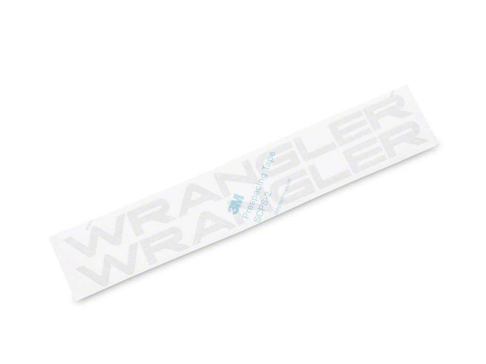 Jeep Licensed by RedRock Wrangler Hood Logo; Silver (97-06 Jeep Wrangler TJ)