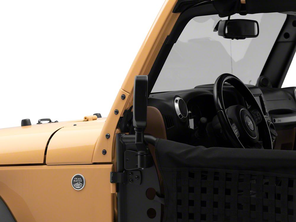 Jeep Licensed by RedRock Mirrors for Trail Doors (97-18 Jeep Wrangler TJ & JK)