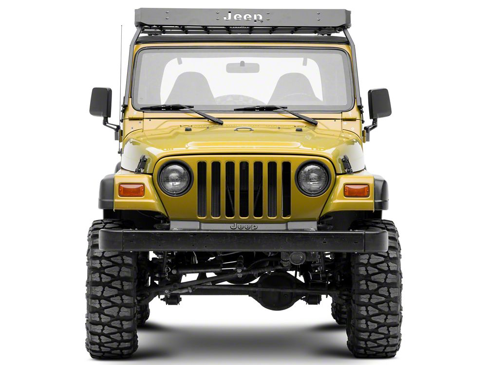 Jeep Licensed by RedRock Expedition Rack (97-06 Jeep Wrangler TJ, Excluding Unlimited)