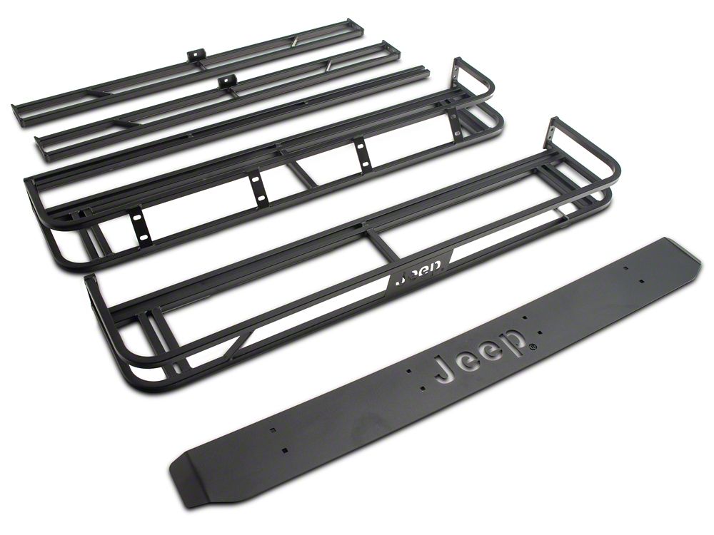 Jeep Licensed by RedRock Expedition Rack (97-06 Jeep Wrangler TJ, Excluding Unlimited)