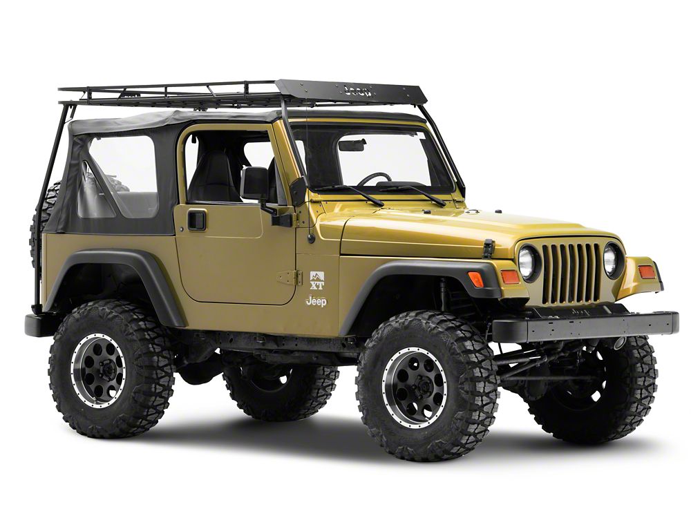 Jeep Licensed by RedRock Expedition Rack (97-06 Jeep Wrangler TJ, Excluding Unlimited)