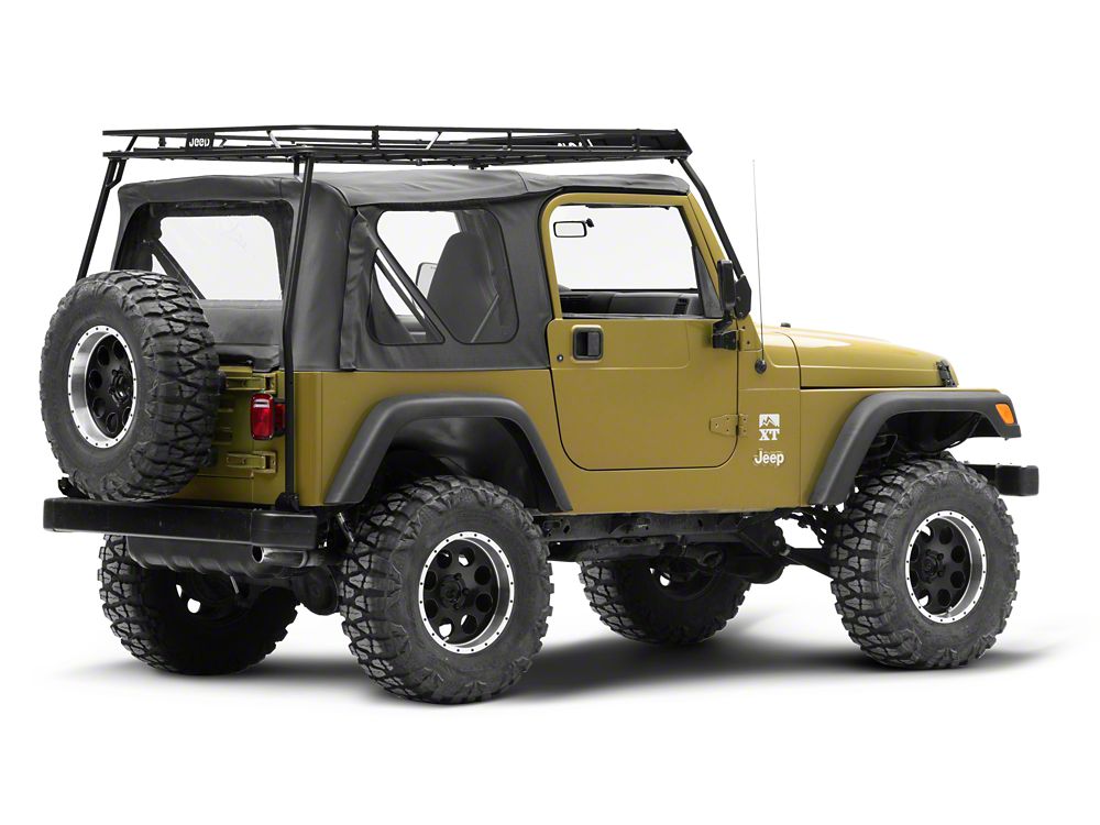 Jeep Licensed by RedRock Expedition Rack (97-06 Jeep Wrangler TJ, Excluding Unlimited)