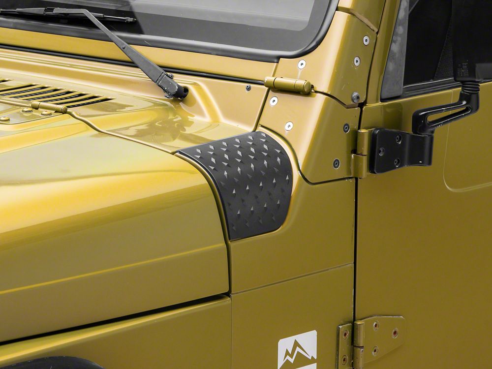 thumbnail image 2 of Hooke Road Exterior Body Armor Side Cowl Trim Cover Pair For Jeep Wrangler TJ 97-06 2 of 5