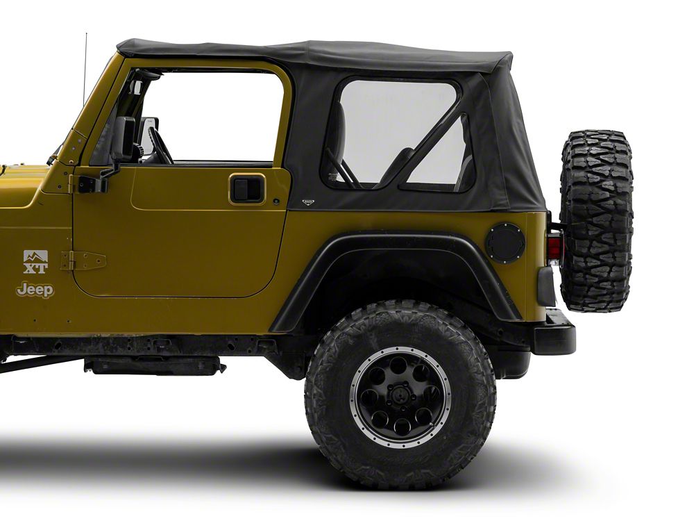 RedRock Fuel Door; Textured Black (97-06 Jeep Wrangler TJ)
