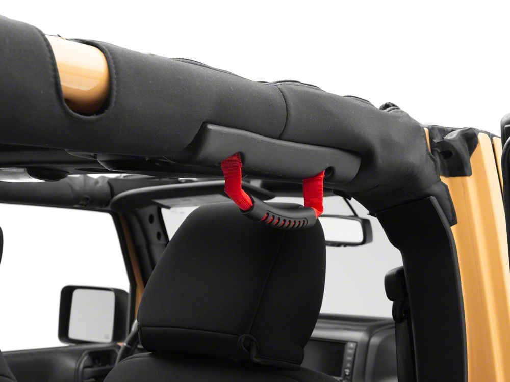 RedRock Grab Handles; Red (07-18 Jeep Wrangler JK 4-Door)