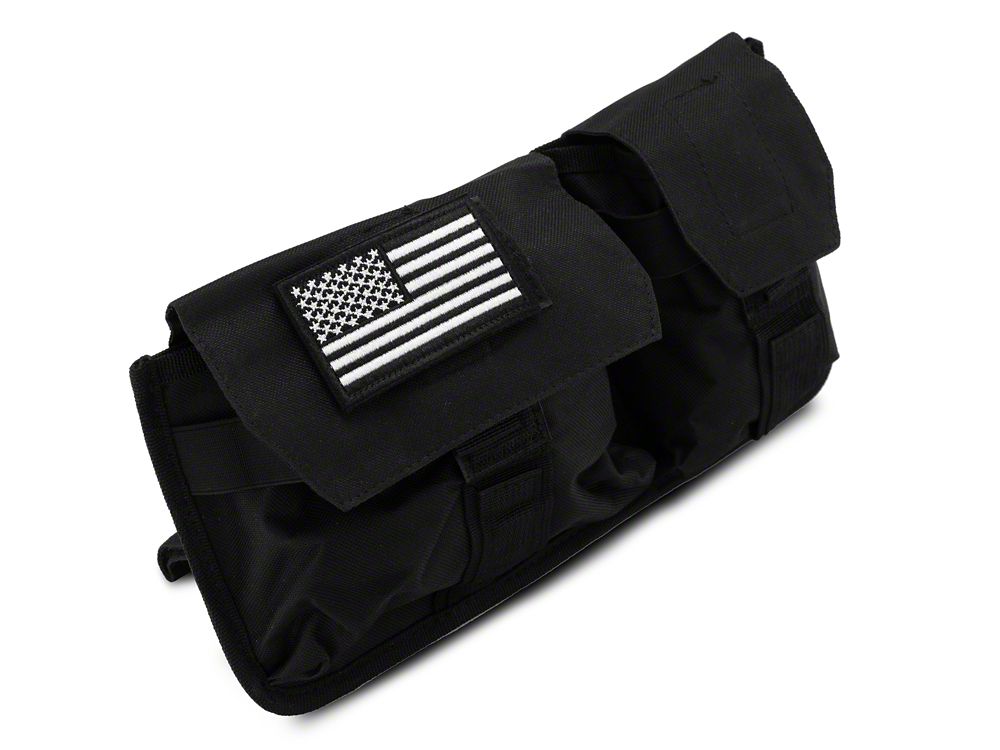 RedRock Passenger Storage Bag with Flag Logo (07-25 Jeep Wrangler JK & JL)