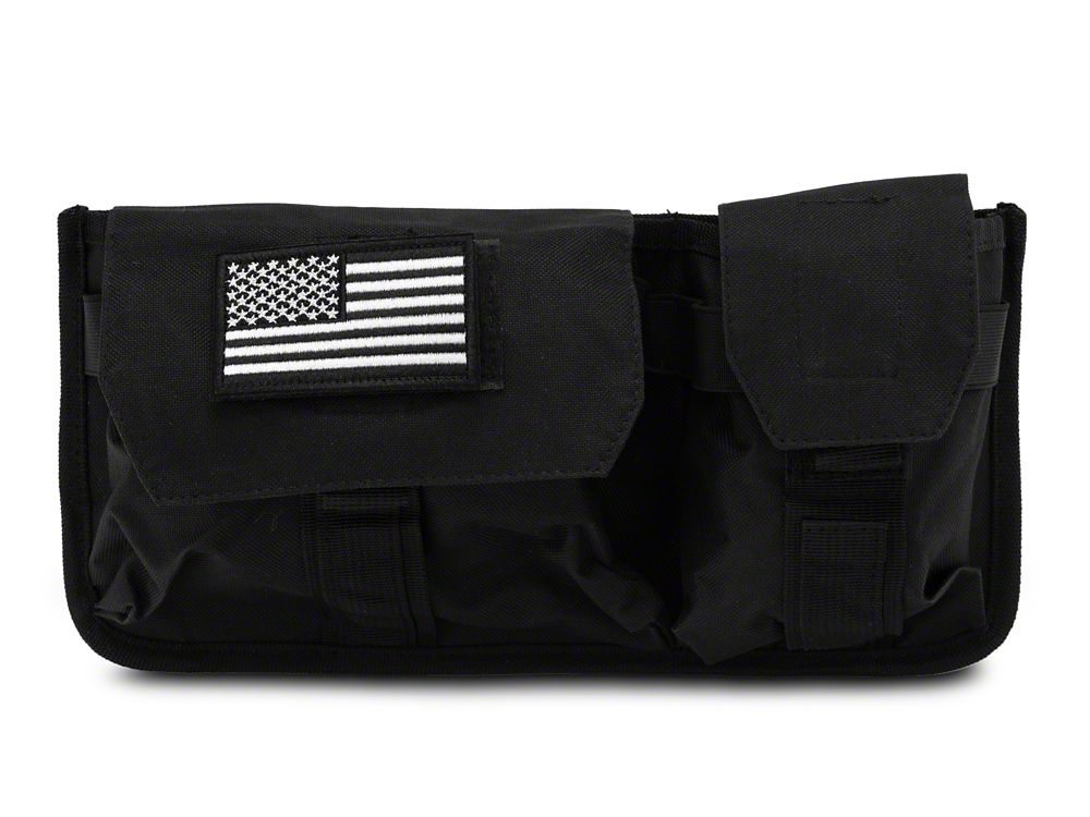 RedRock Passenger Storage Bag with Flag Logo (07-25 Jeep Wrangler JK & JL)