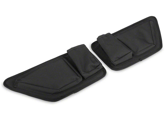 RedRock Door Storage Bag Set (11-18 Jeep Wrangler JK Front Door Only; 18-25 Jeep Wrangler JL 4-Door Rear Door Only)