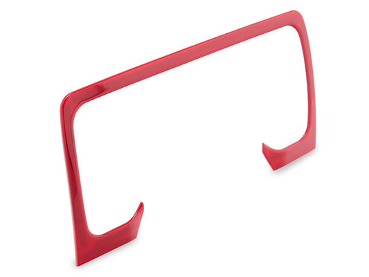 RedRock Gauge Cluster Trim; Red (97-06 Jeep Wrangler TJ)