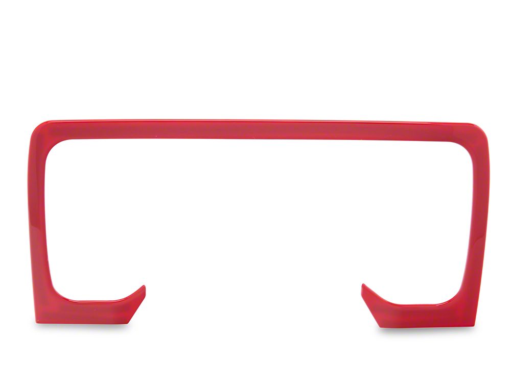 RedRock Gauge Cluster Trim; Red (97-06 Jeep Wrangler TJ)