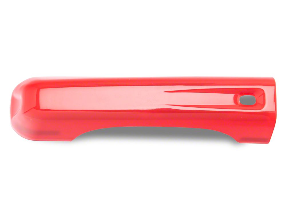 RedRock Door Handle Covers; Red (18-25 Jeep Wrangler JL 4-Door)