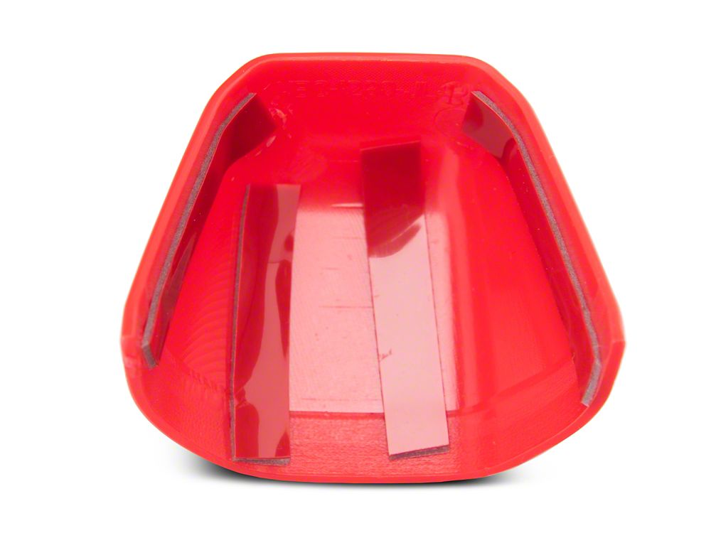 RedRock Door Handle Covers; Red (18-25 Jeep Wrangler JL 4-Door)