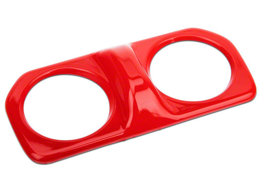 RedRock Rear Vent Outlet Trim; Red (18-25 Jeep Wrangler JL)
