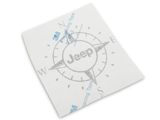 Jeep Licensed by RedRock Small Compass Decal with Jeep Logo; Black (07-18 Jeep Wrangler JK)