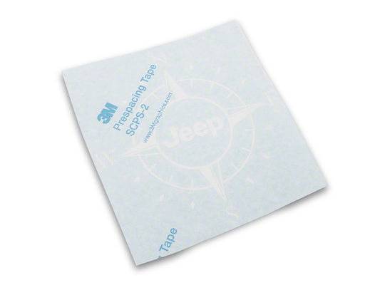 Jeep Licensed by RedRock Small Compass Decal with Jeep Logo; White (07-18 Jeep Wrangler JK)