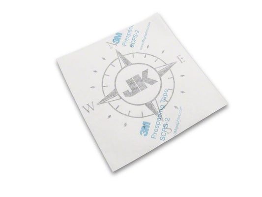 Jeep Licensed by RedRock Small Compass Decal with JK Logo; Matte Black (07-18 Jeep Wrangler JK)