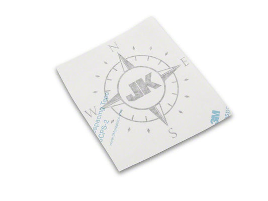 Jeep Licensed by RedRock Small Compass Decal with JK Logo; Black (07-18 Jeep Wrangler JK)