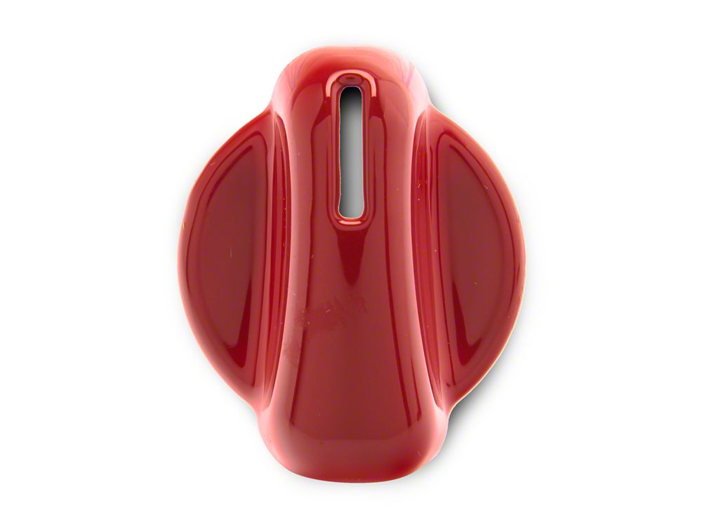 RedRock HVAC Control Knob Trim; Red (03-06 Jeep Wrangler TJ)