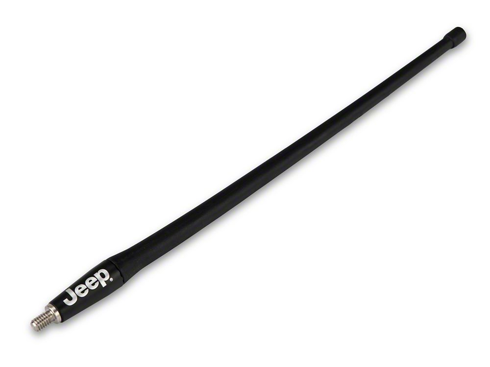 Jeep Licensed by RedRock 13-Inch Trail Antenna with Printed Jeep Logo (07-23 Jeep Wrangler JK & JL)