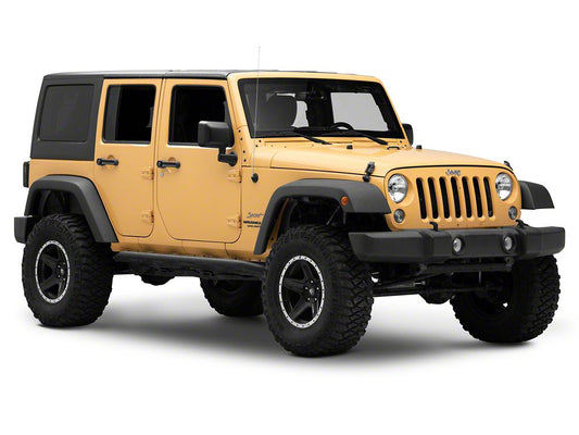 Jeep Licensed by RedRock Sport Script Side Logo Decal; Red (87-18 Jeep Wrangler YJ, TJ & JK)