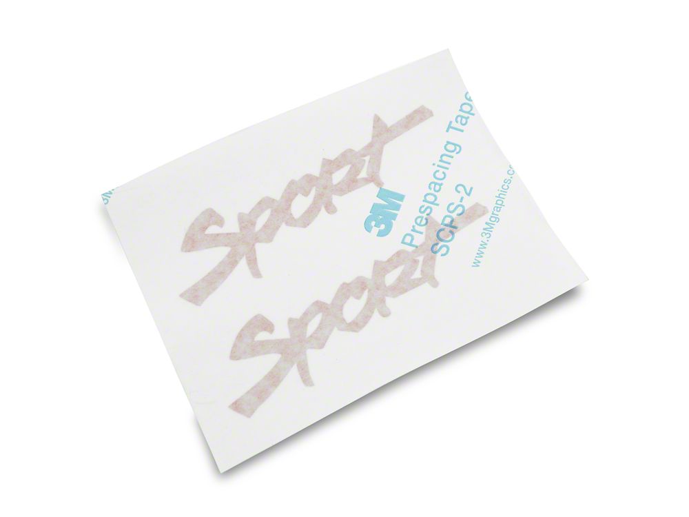 Jeep Licensed by RedRock Sport Script Side Logo Decal; Red (87-18 Jeep Wrangler YJ, TJ & JK)