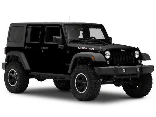 Jeep Licensed by RedRock Rubicon Hood Logo Decal; Pink (07-18 Jeep Wrangler JK)