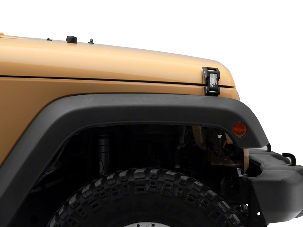 RedRock V2 Old Glory Billet Hood Catch Kit (07-18 Jeep Wrangler JK)