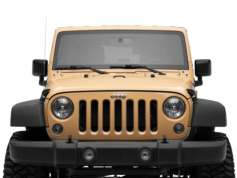 RedRock V2 Old Glory Billet Hood Catch Kit (07-18 Jeep Wrangler JK)