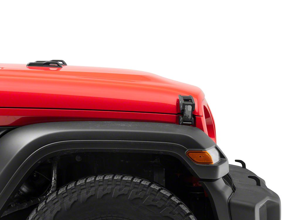 RedRock V2 Old Glory Billet Hood Catch Kit (18-25 Jeep Wrangler JL)
