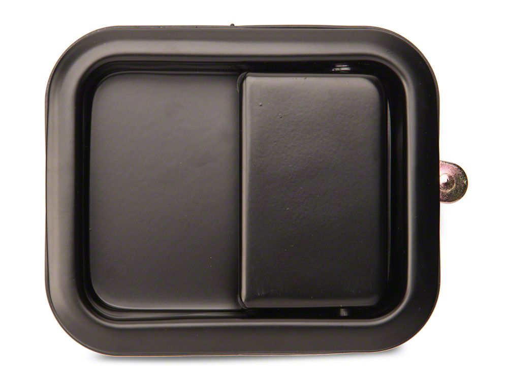 RedRock Paddle Door Handle; Driver Side; Black (76-06 Jeep CJ7, Wrangler YJ & TJ)