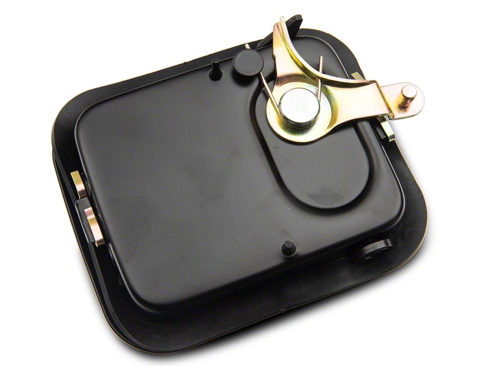 RedRock Paddle Door Handle; Passenger Side; Black (76-06 Jeep CJ7, Wrangler YJ & TJ)