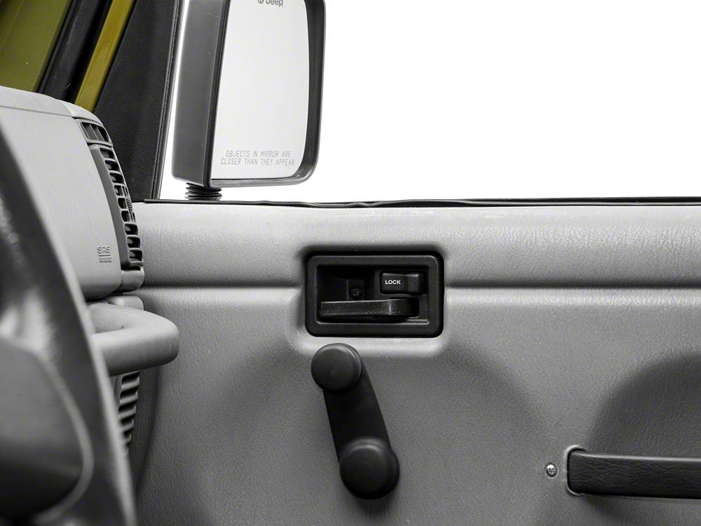 RedRock Interior Door Handle; Passenger Side (87-06 Jeep Wrangler YJ & TJ)