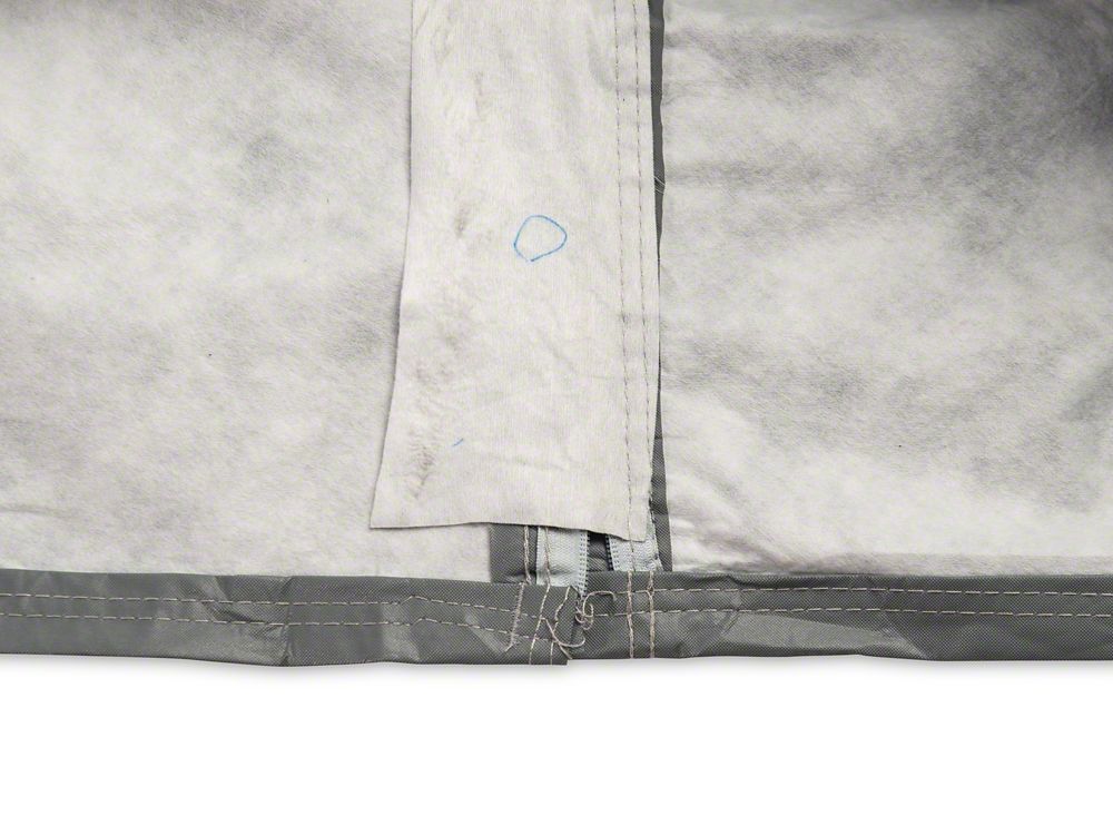RedRock 4-Layer Breathable Full Car Cover; Gray (07-25 Jeep Wrangler JK & JL 2-Door)