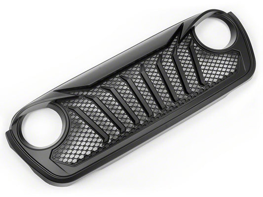 RedRock Titus Grille; Unpainted (18-25 Jeep Wrangler JL w/o TrailCam)