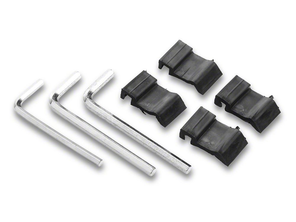 RedRock Hood Latches; Red (07-25 Jeep Wrangler JK & JL)