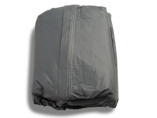 RedRock 4-Layer Breathable Full Car Cover; Gray (76-06 Jeep CJ7, Wrangler YJ & TJ, Excluding Unlimited)