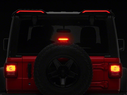 RedRock Roof Mounted Spoiler with LED Brake and Reverse Lighting (18-25 Jeep Wrangler JL)