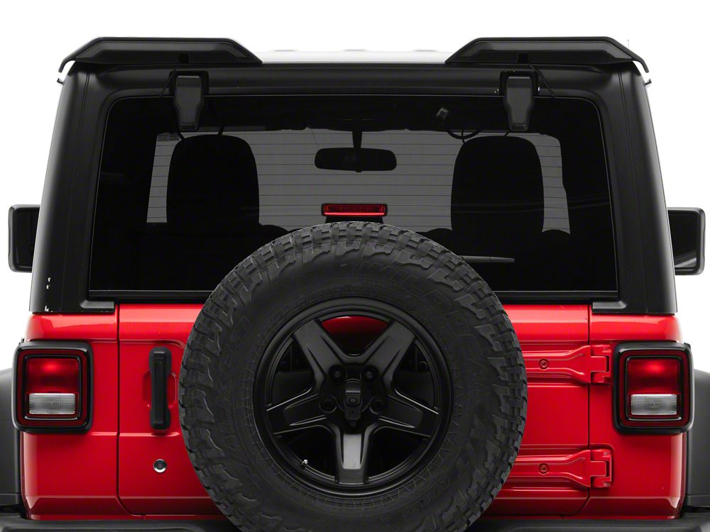 RedRock Roof Mounted Spoiler with LED Brake and Reverse Lighting (18-25 Jeep Wrangler JL)