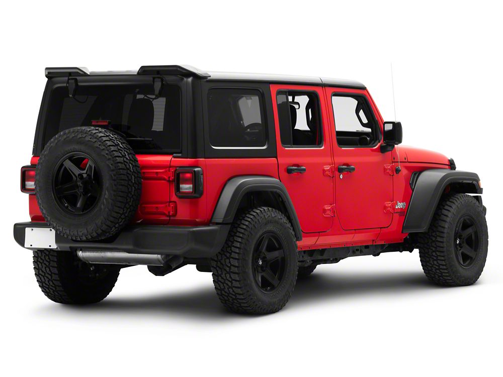 RedRock Roof Mounted Spoiler with LED Brake and Reverse Lighting (18-25 Jeep Wrangler JL)