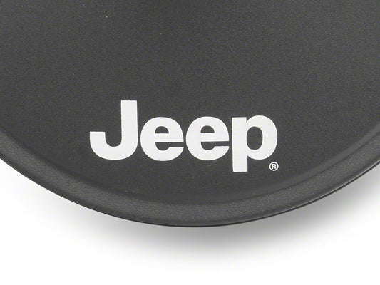 Jeep Licensed by RedRock Round Adventure Mirrors with Printed Jeep Logo (87-25 Jeep Wrangler YJ, TJ, JK & JL)
