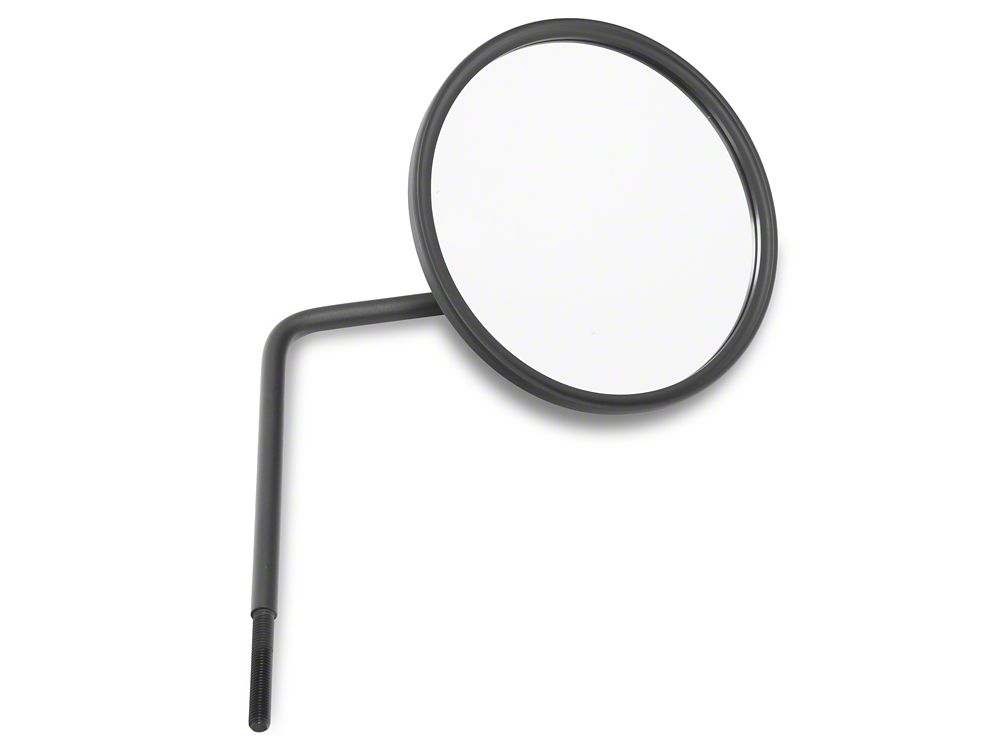 Jeep Licensed by RedRock Round Adventure Mirrors with Engraved Jeep Logo (87-25 Jeep Wrangler YJ, TJ, JK & JL)