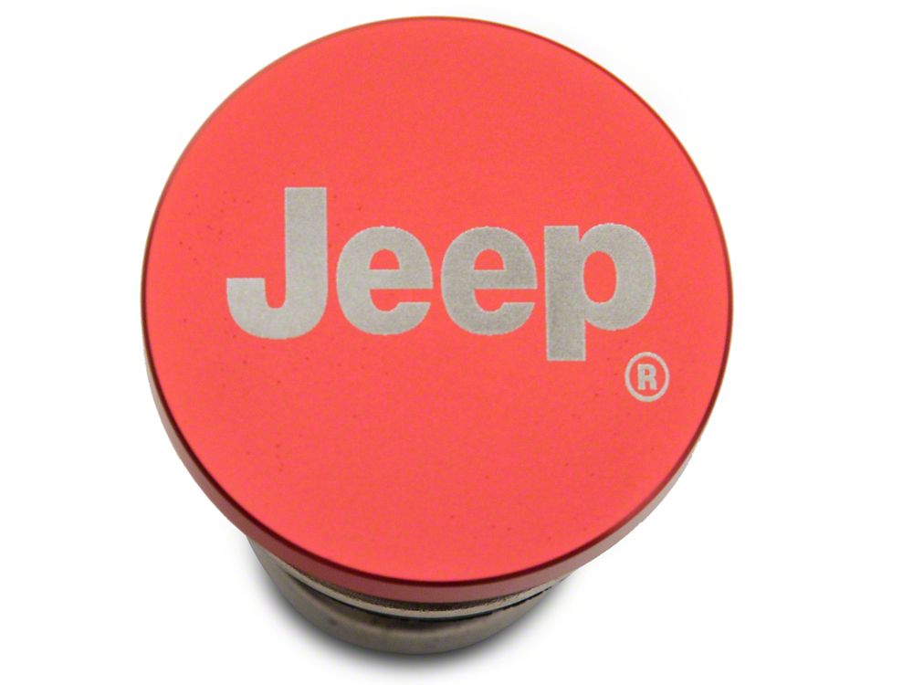 Jeep Licensed by RedRock Lighter Plug with Jeep Logo (87-25 Jeep Wrangler YJ, TJ, JK & JL)